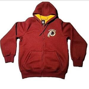 NFL Washigton Redskins Full Zip Thermal Waffleknit Hoodie